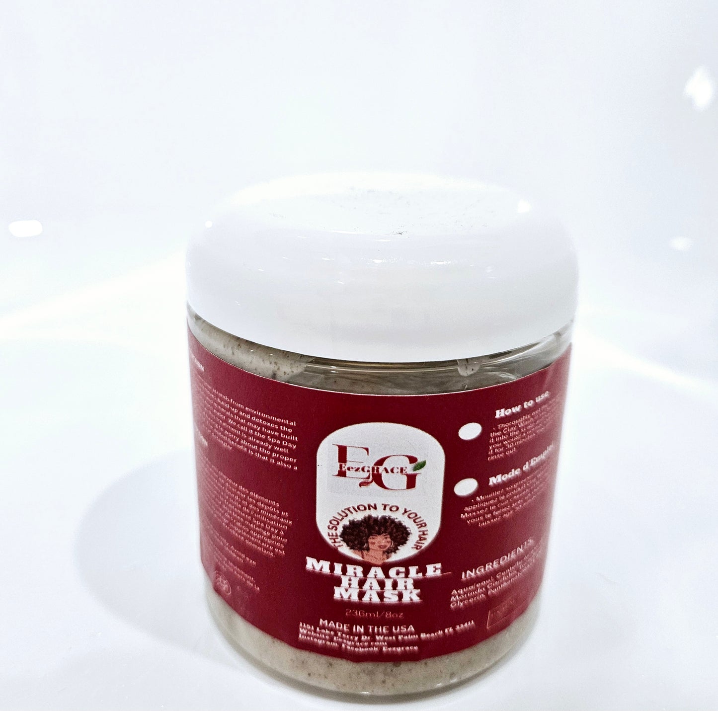 c)MASQUE HYDRATANT(8 oz et 16 oz)
