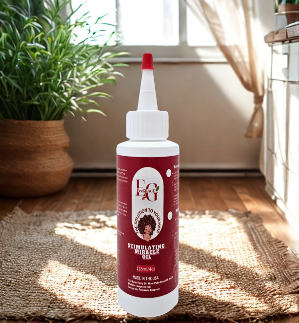 c)HUILE MIRACLE STIMULANTE (4 oz)