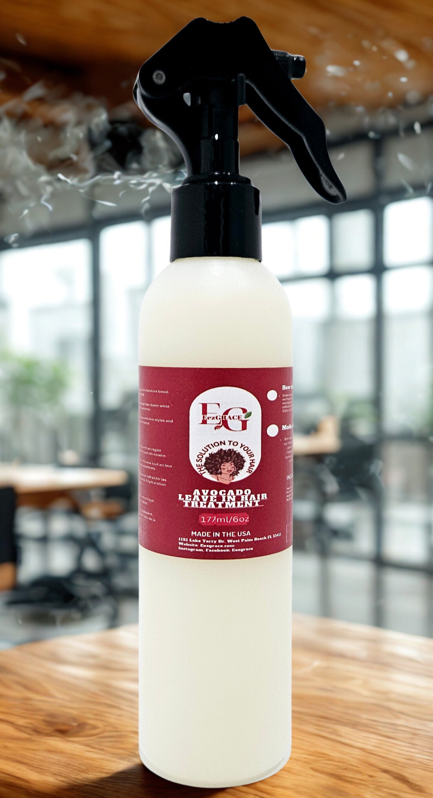 c)REVITALISANT HYDRATANT SANS RINÇAGE(LEAVE IN CONDITIONER)(7 oz)